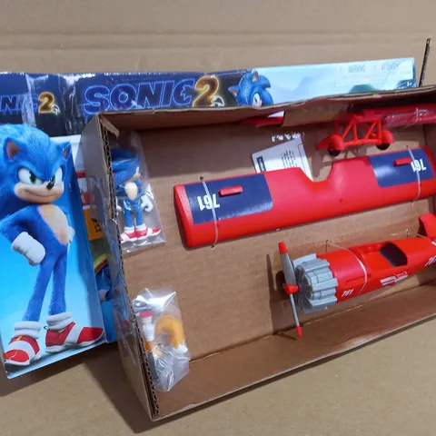 SONIC 2 MOVIE FIGURE AND VEHICLE 