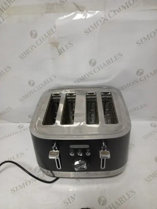 MORPHY RICHARDS 248022 ILLUMINATION STAINLESS STEEL 4 SLICE TOASTER