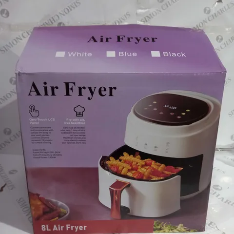 BOXED EXTRA LARGE CAPACITY AIR FRYER - 8L