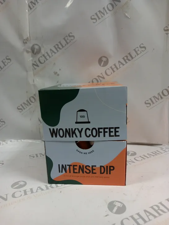 BOX OF 100 WONKY COFFEE- INTENSE DIP 