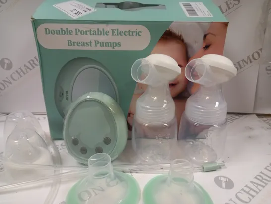 BOXED DOUBLE PORTABLE ELECTRIC BREAST PUMPS 