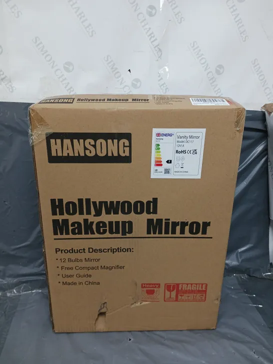 BOXED HANSONG HOLLYWOOD MAKEUP MIRROR - COLLECTION ONLY