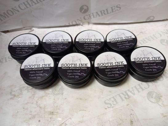 LOT OF APPROX 8 SOOTH-INK TATTOO AFTERCARE BALMS