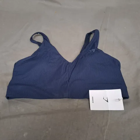 GYMSHARK RIBBED SPORTS BRA SIZE M