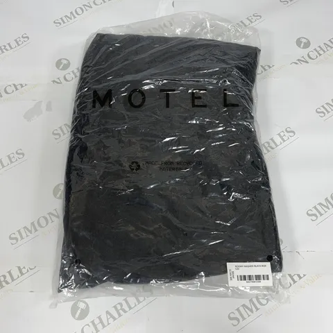 MOTEL ROOMY WASHED JEANS IN BLACK SIZE W28 x L32