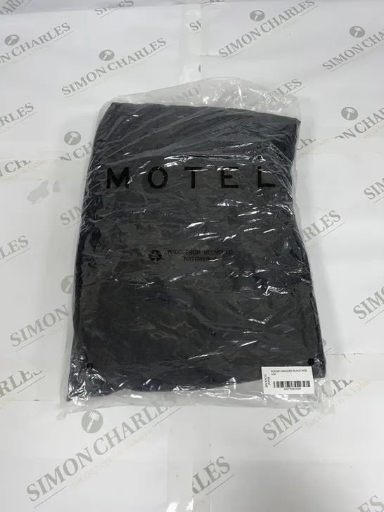 MOTEL ROOMY WASHED JEANS IN BLACK SIZE W28 x L32