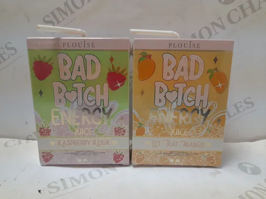 LOT OF 2 P.LOUISE BAD B*TCH ENERGY JUICE LIP SETS TO INCLUDE RASPBERRY QUEEN & LET THAT MANGO 