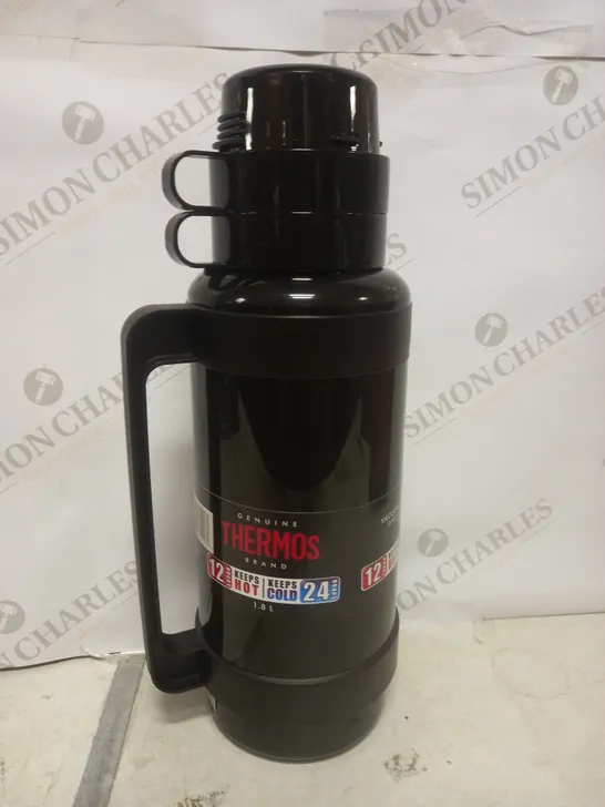 GENUINE THERMOS BRAND FLASK IN BLACK