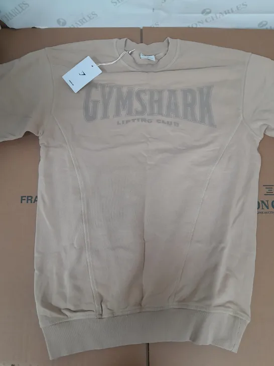 GYMSHARK HERITAGE WASHED SHORT SLEEVE T-SHIRT - SIZE XS