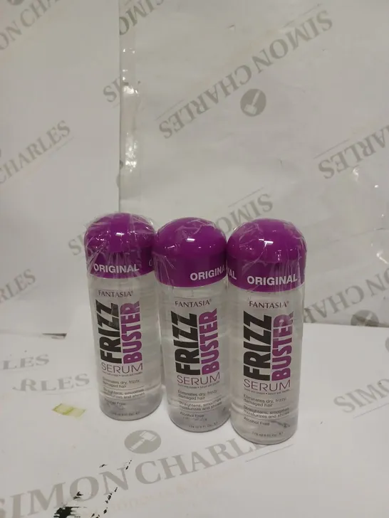 LOT OF 3 FANTASIA FRIZZ BUSTER SERUMS - (3 X 178ML)