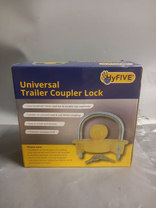 UNIVERSAL TRAILER COUPLER LOCK 