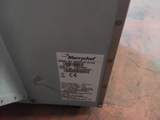 MERRYCHEF MICROCOOK HD 1425 COMMERCIAL MICROWAVE - THE DOOR IS MISSING