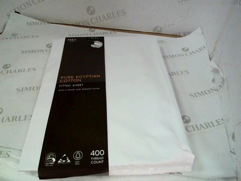 PURE EGYTIAN COTTON DOUBLE FITTED SHEET 