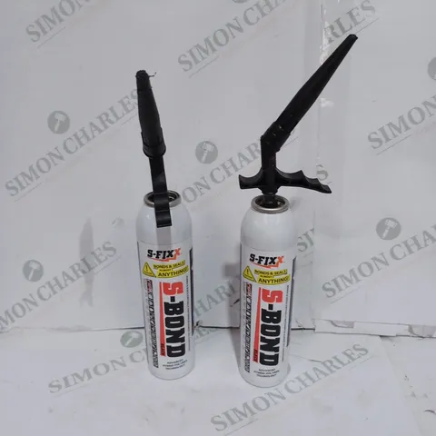 2 X BOTTLES OF S-FIX S-BOND - BLACK