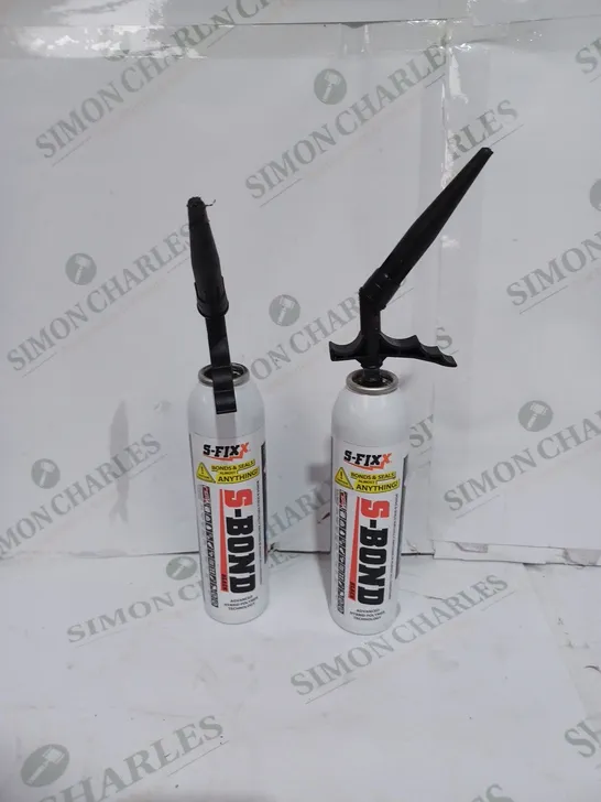 2 X BOTTLES OF S-FIX S-BOND - BLACK