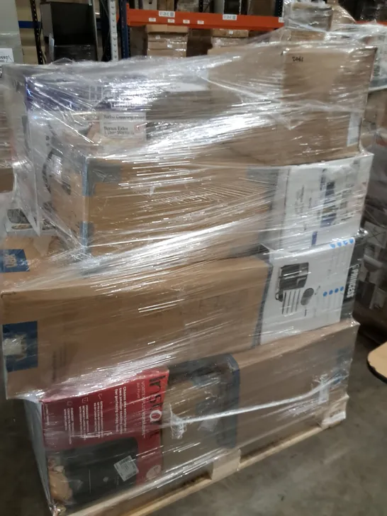 PALLET OF APPROXIMATELY 21 UNPROCESSED RAW RETURN HOUSEHOLD AND ELECTRICAL GOODS TO INCLUDE;