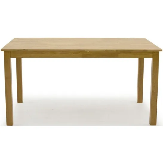 BOXED ANNECY 120CM DINING TABLE - NATURAL 