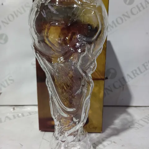 THE FOOTBALL WORLD CUP NOVELTY GLASS