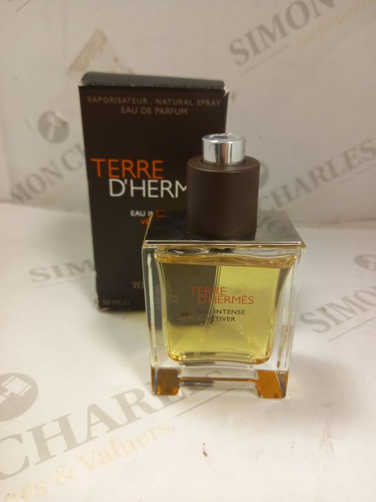 BOXED TERRE D'HERMES EAU INTENSE EAU DE PARFUM 50ML