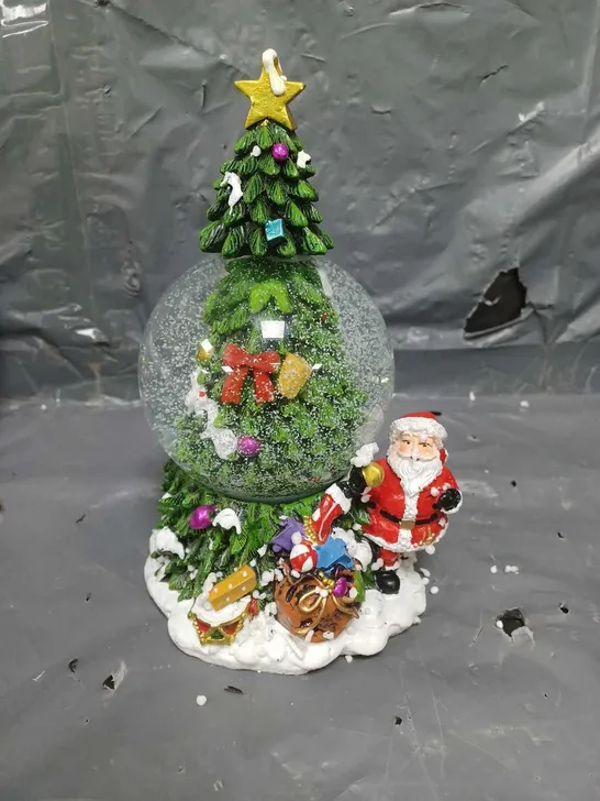 THREE KINGS MUSICAL TREESPIN SNOWSPHERE CHRISTMAS DECORATION - COLLECTION ONLY - GLASS RRP £19.99