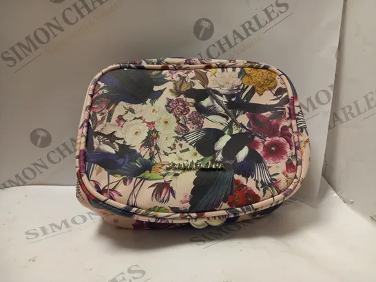 BOX OF APPROXIMATELY 5 JOANA FULANA PREMIUM COLLECTION FLORAL BIRD STORAGE BAGS PINK