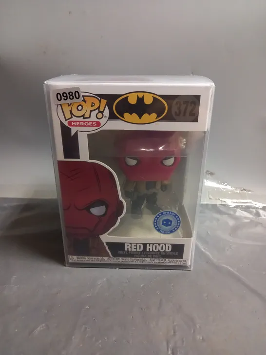 BOXED FUNKO POP! HEROES RED HOOD VINYL FIGURE