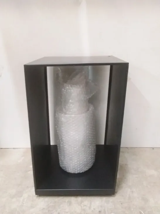 BOXED KELLY HOPPEN EXTRA LARGE INDOOR OUTDOOR LANTERN WITH WAX LED CANDLE 