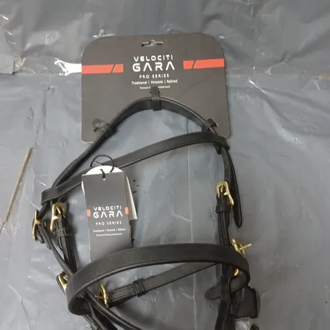 VELOCITI GARA PLAIN INHAND BRIDLE BLACK