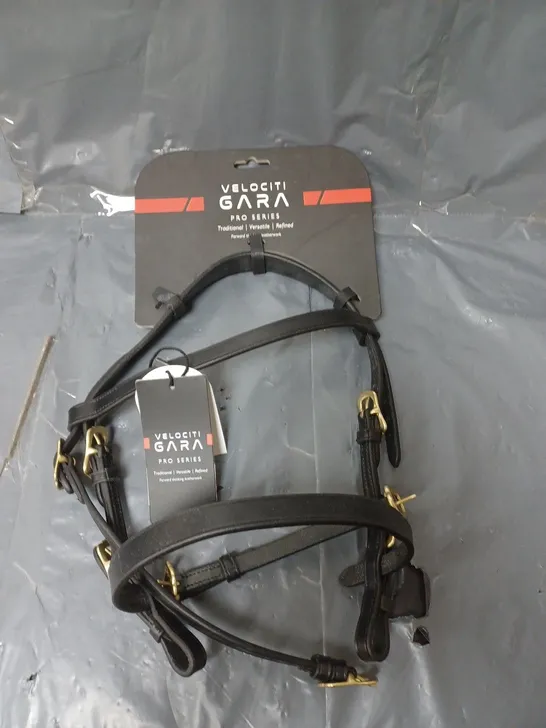 VELOCITI GARA PLAIN INHAND BRIDLE BLACK