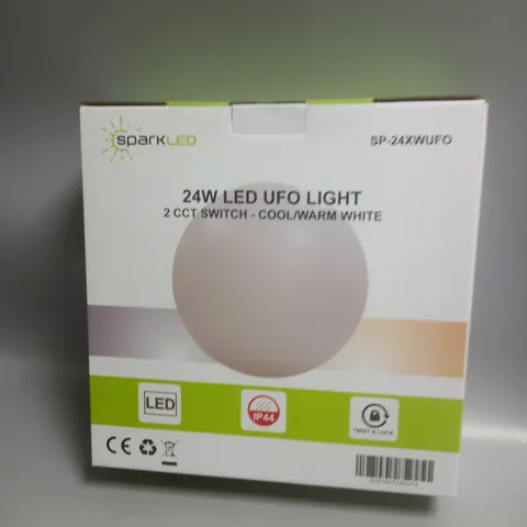 BOXED SPARKLED 24W LED UFO LIGHT