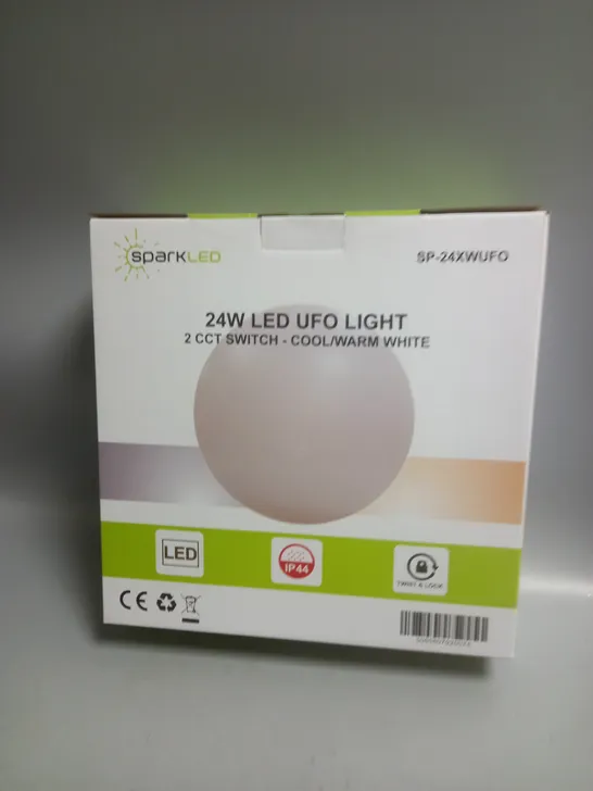 BOXED SPARKLED 24W LED UFO LIGHT