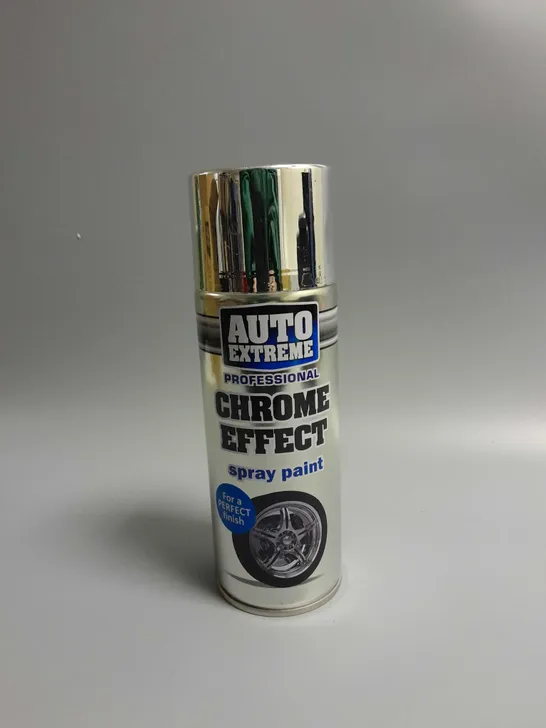 APPROXIMATELY 12 AUTO EXTREME CHROME EFFECT SPRAY PAINT 400ML