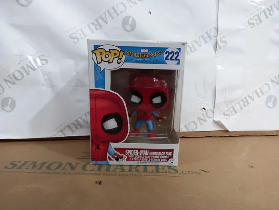 FUNKO POP SPIDERMAN HOMECOMING 222 SPIDERMAN HOMEMADE SUIT VINYL BOBBLEHEAD