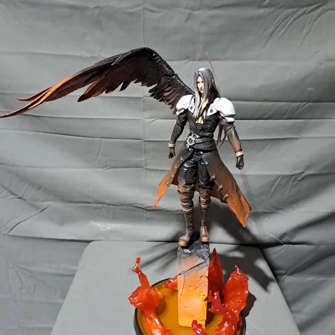 BOXED FINAL FANTASY VII REBIRTH STATIC ARTS SEPHIROTH 