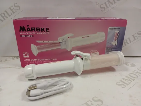 BOXED MARSKE MINI CORDLESS HAIR CURLER MS-5900