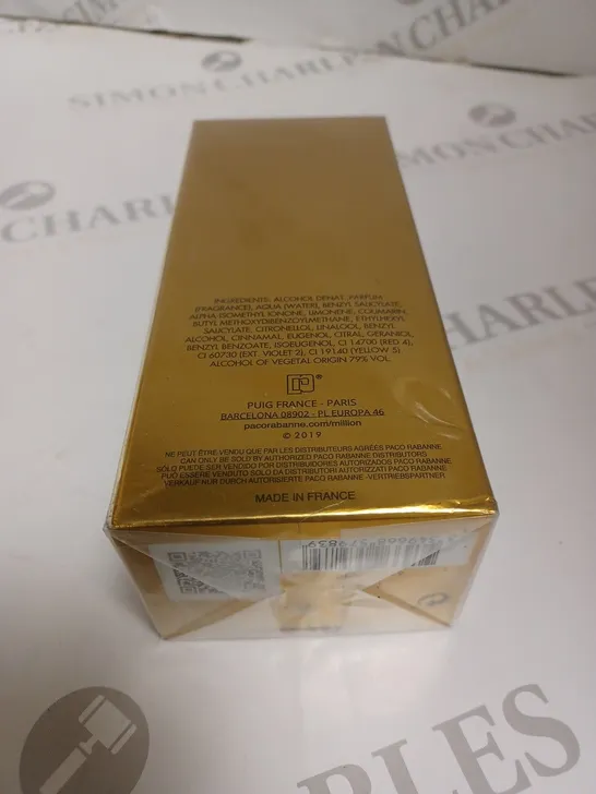 BOXED AND SEALED PACO RABANNE ONE MILLION PARFUM 100ML