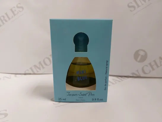 BOX OF APPROX 10 JACQUES SAINT PRES MINI BLUE EAU DE PARFUM - 10X25ML