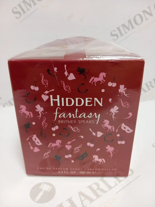 BOXED AND SEALED HIDDEN FANTASY BRITANY SPEARS EAU DE PARFUM 100ML