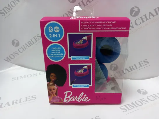 BOXED BARBIE 2-IN-1 HEADPHONES  RRP £24.99