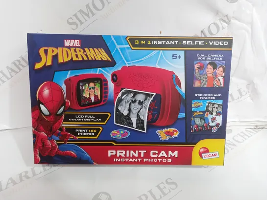 BOXED LISCIANI MARVEL SPIDER MAN PRINT CAMERA 