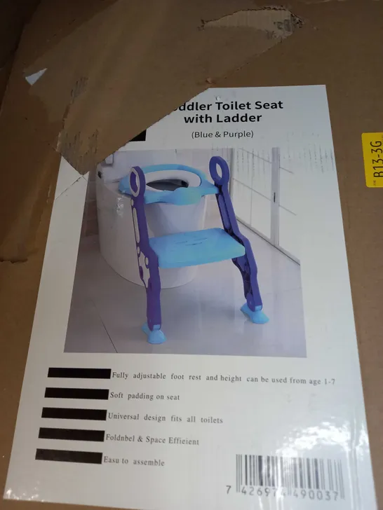 TODDLER TOILET SEAT WITH LADDER