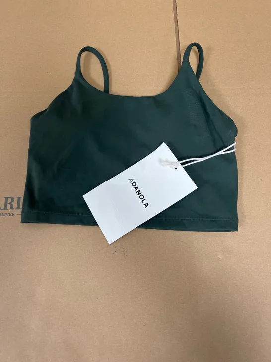 ADANOLA TANK BRA TOP IN DARK OLIVE SIZE SMALL