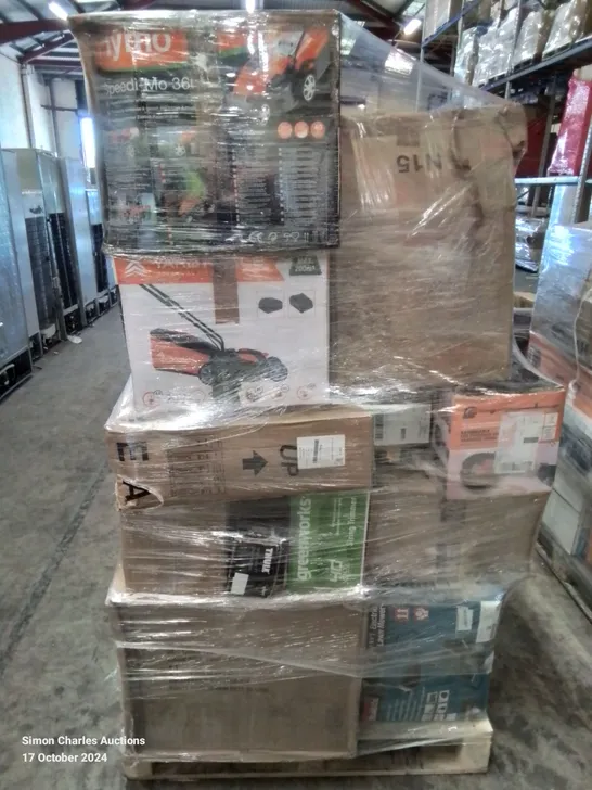 PALLET OF APPROXIMATELY 20 UNPROCESSED RAW RETURN HOUSEHOLD AND ELECTRICAL GOODS TO INCLUDE;