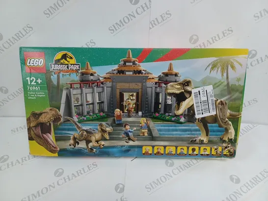 BOXED LEGO JURASSIC PARK 30TH ANNIVERSARY VISITOR CENTRE: T. REX & RAPTOR ATTACK 76961 RRP £114.99