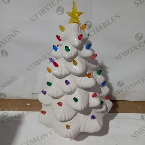 MR CHRISTMAS ILLUMINATED CERAMIC NOSTALGIC TREE