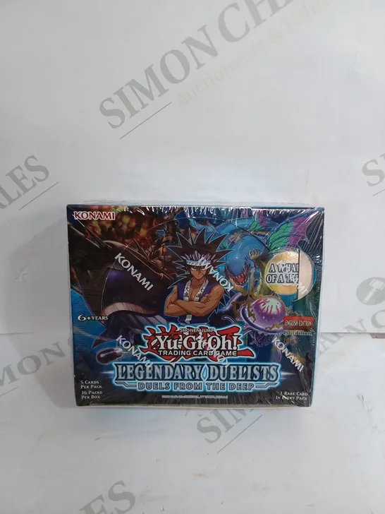 SEALED YU-GI-OH! LEGENDARY DUELISTS DUELS FROM THE DEEP BOOSTER BOX (36 PACKS)