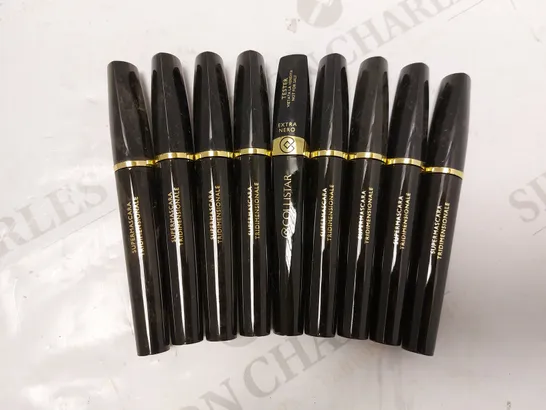 LOT OF APPROX 80 X 8ML COLLISTAR SUPER MASCARA - EXTRA NERO 