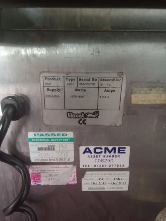 LINCAT COMMERCIAL GM2 HOT CUPBOARD 