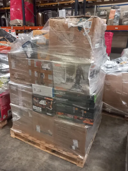 PALLET OF APPROXIMATELY 37 UNPROCESSED RAW RETURN HOUSEHOLD AND ELECTRICAL GOODS TO INCLUDE;