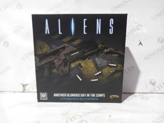 GALEFORCE NINE - ALIENS ANOTHER GLORIOUS DAY IN THE CORPS SURVIVAL BOARD GAME